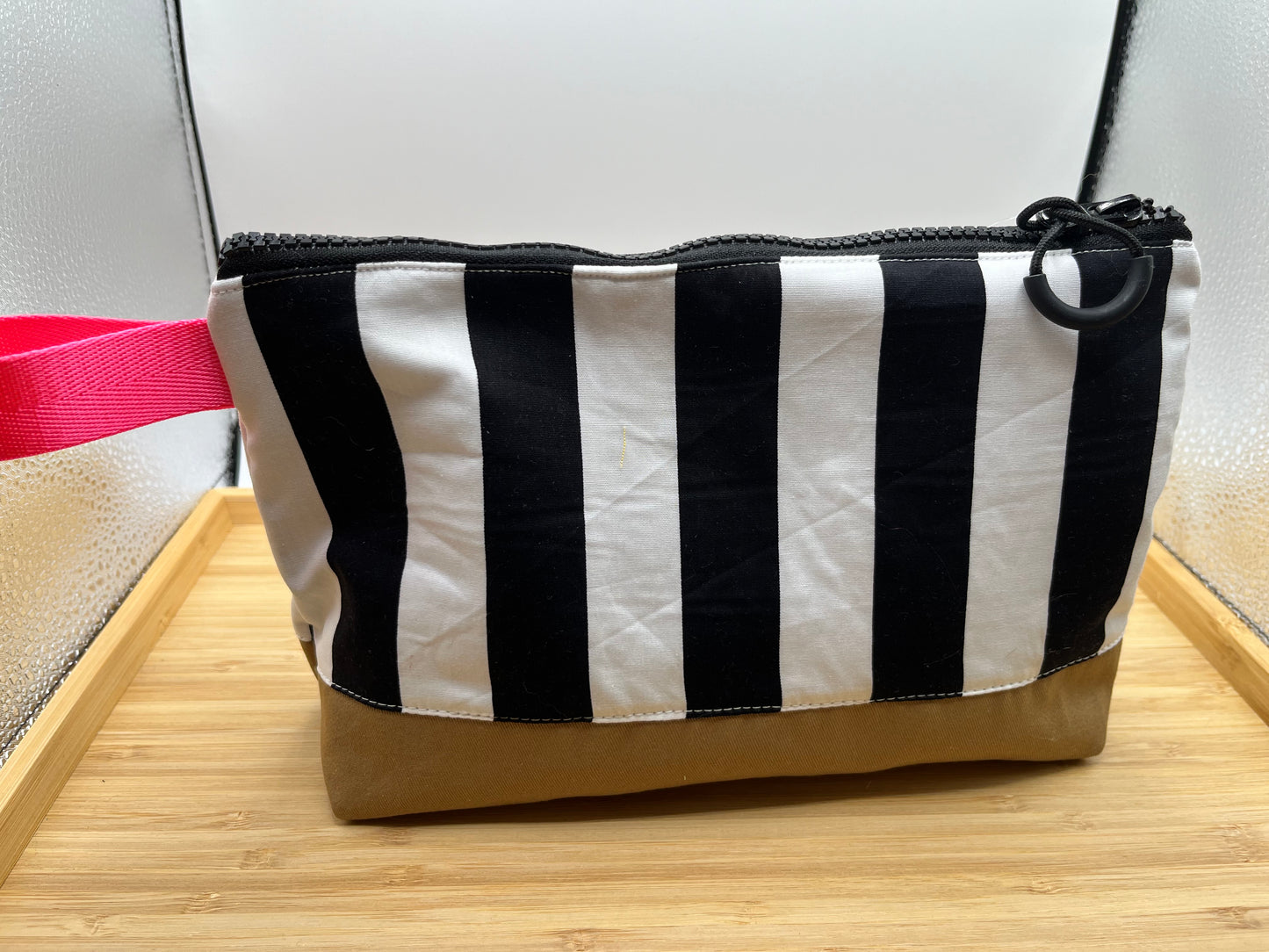 Small Stripe Travel Handle Bag