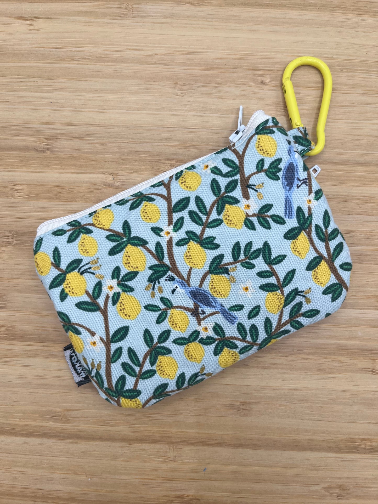 Lemon Wallet with Carabiner