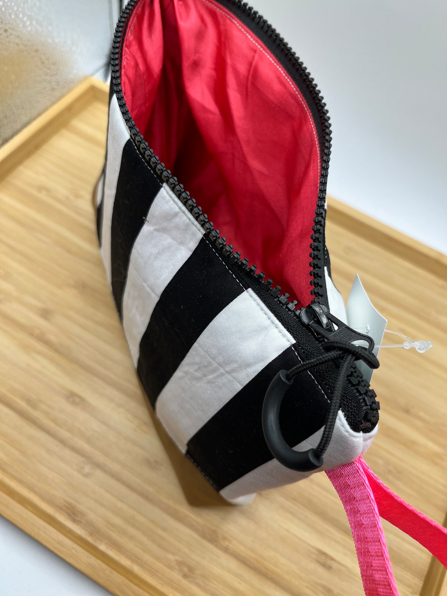 Small Stripe Travel Handle Bag