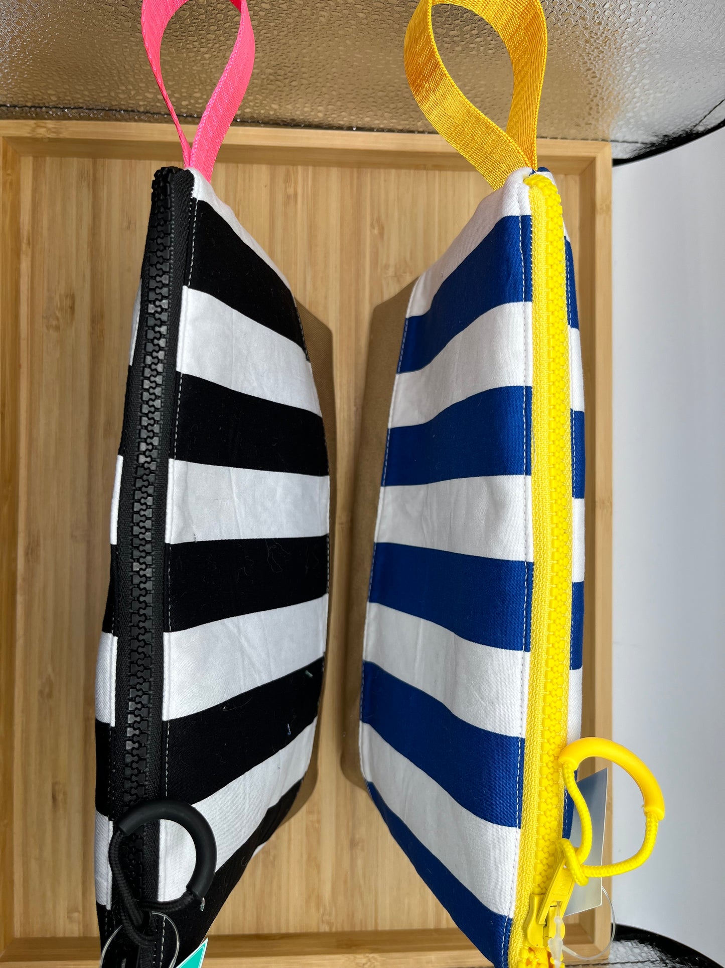 Small Stripe Travel Handle Bag