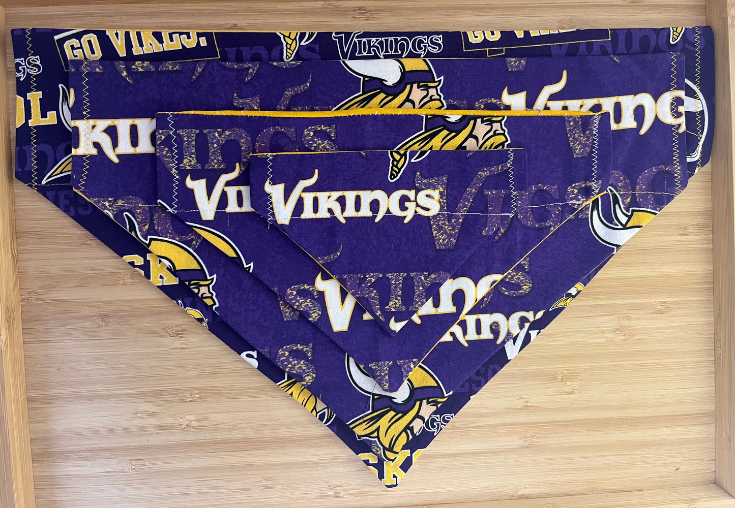 Minnesota Vikings Dog Bandana (Through the Collar Bandana)