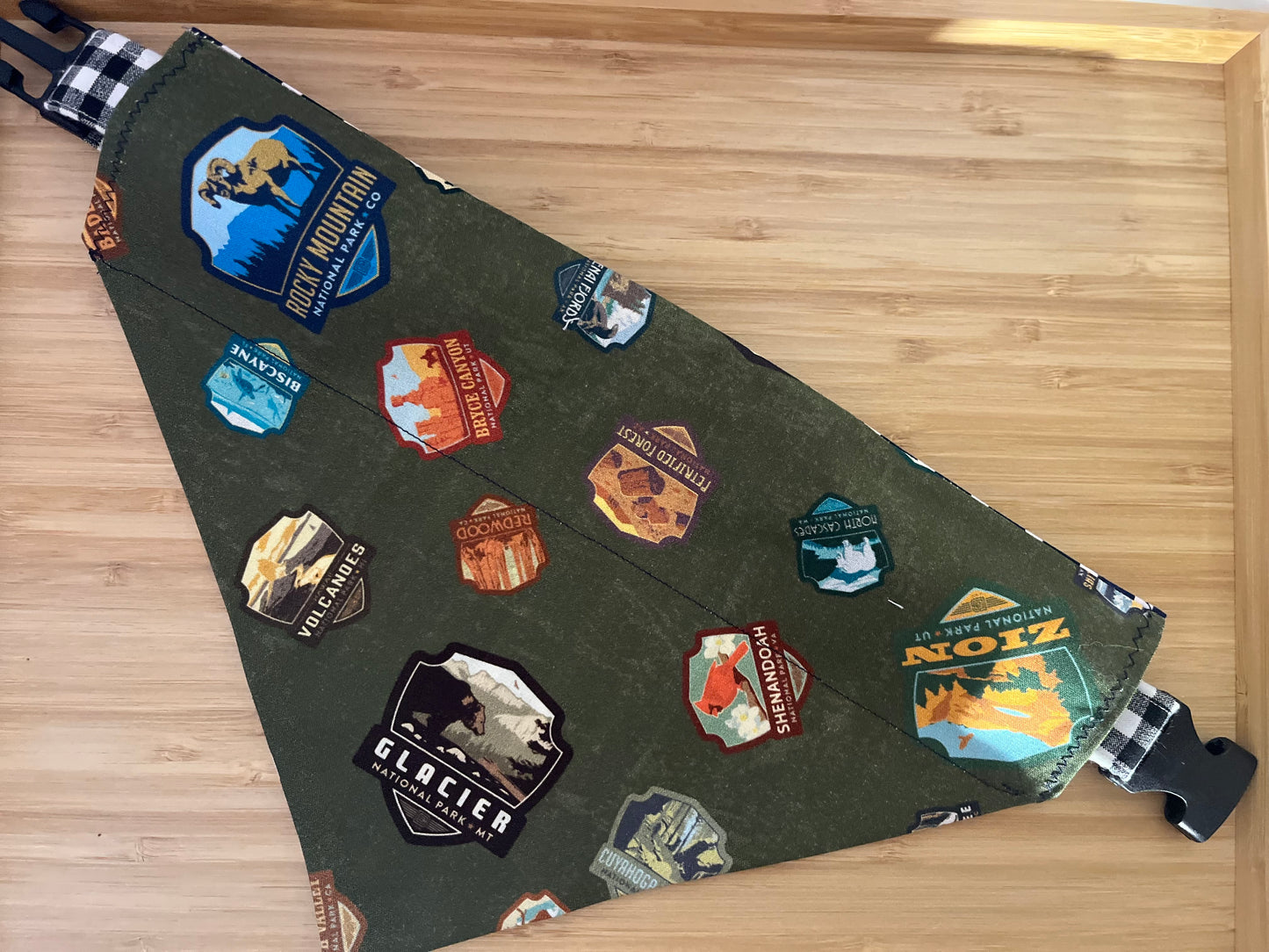 National Park Dog Bandana (Through the Collar Bandana)