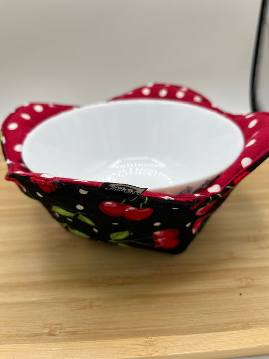 Cherry Microwavable Bowl Cozy