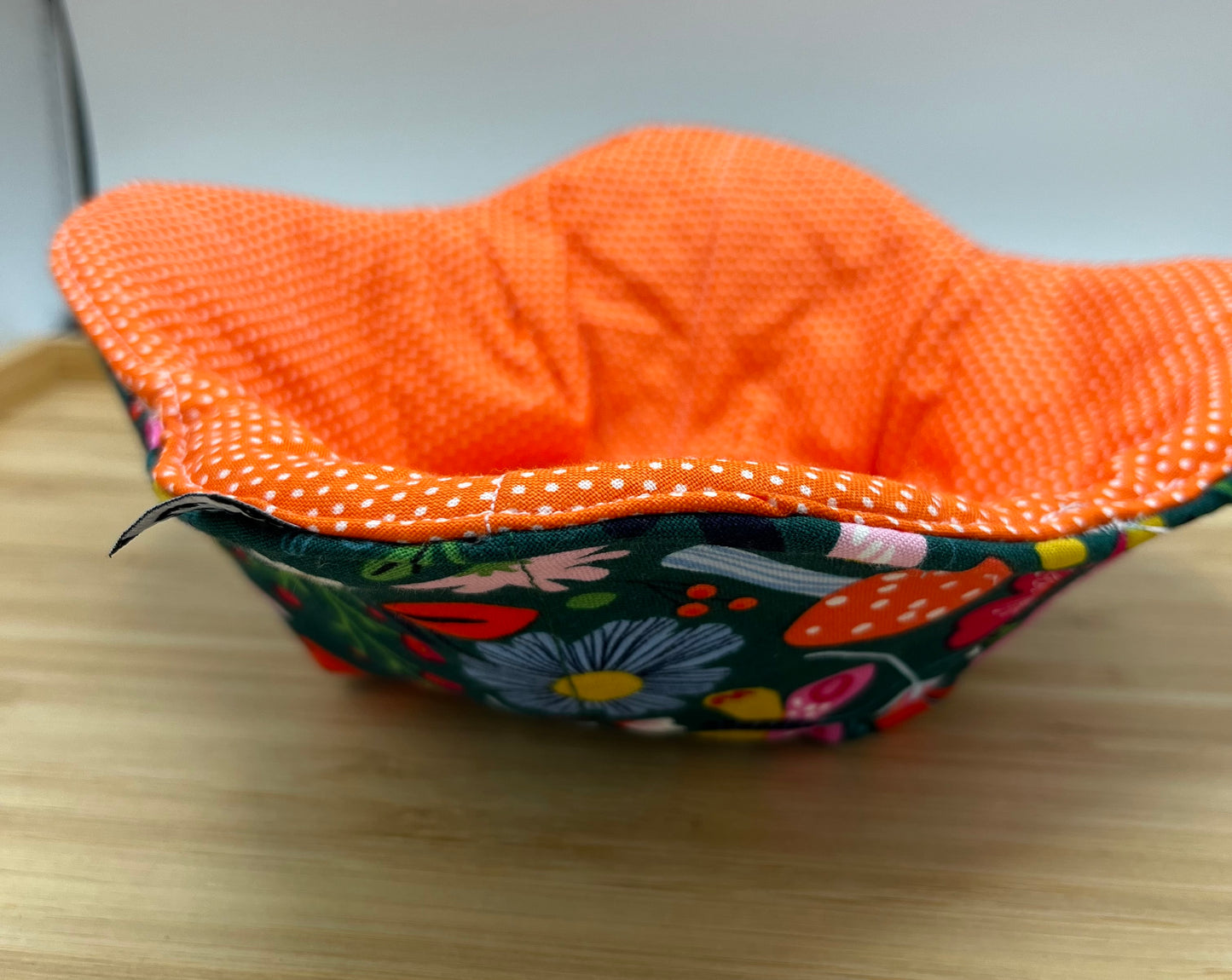 Mushroom Floral Microwavable Bowl Cozy