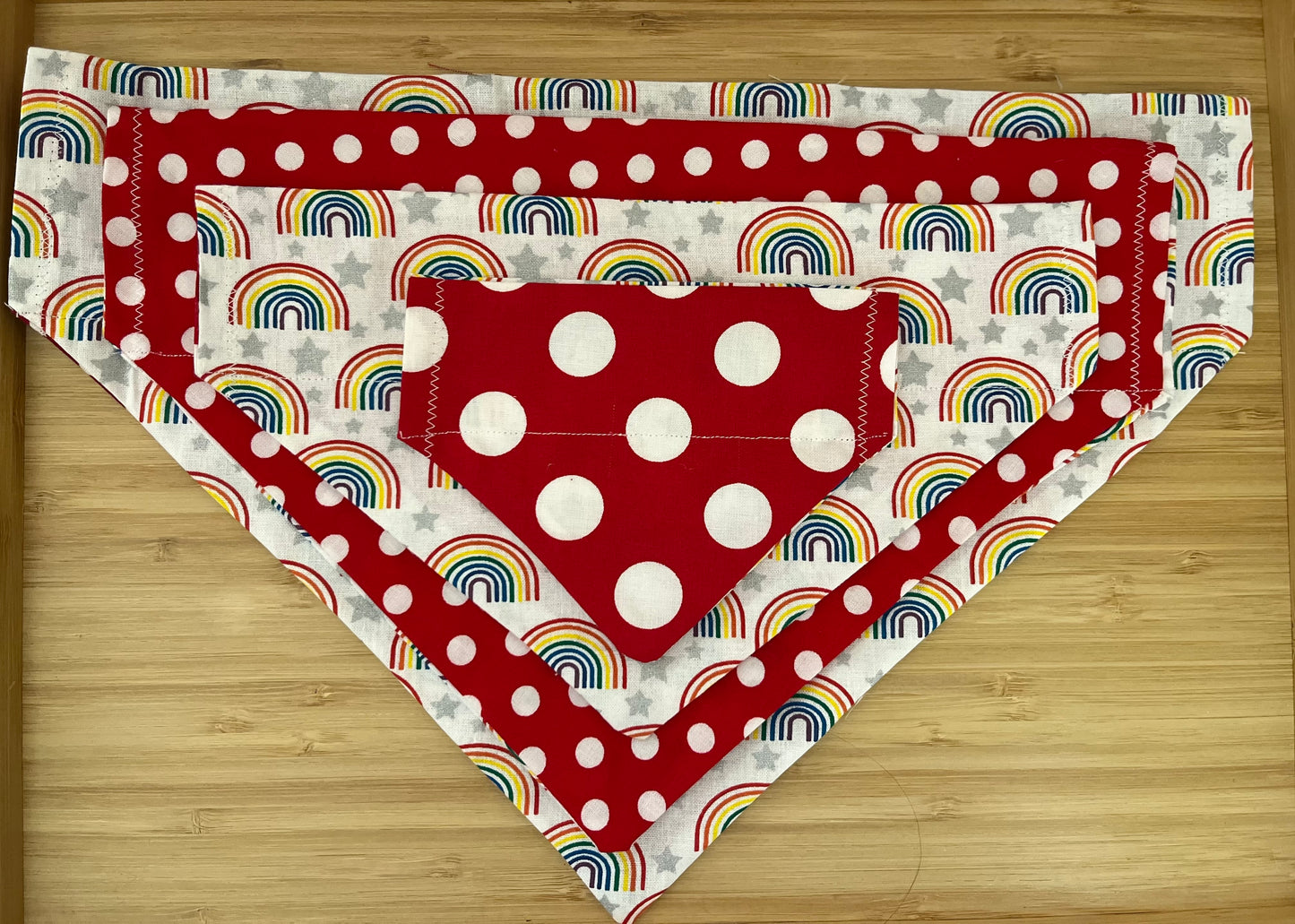 Rainbow Pride Dog Bandana (Through the Collar Bandana)