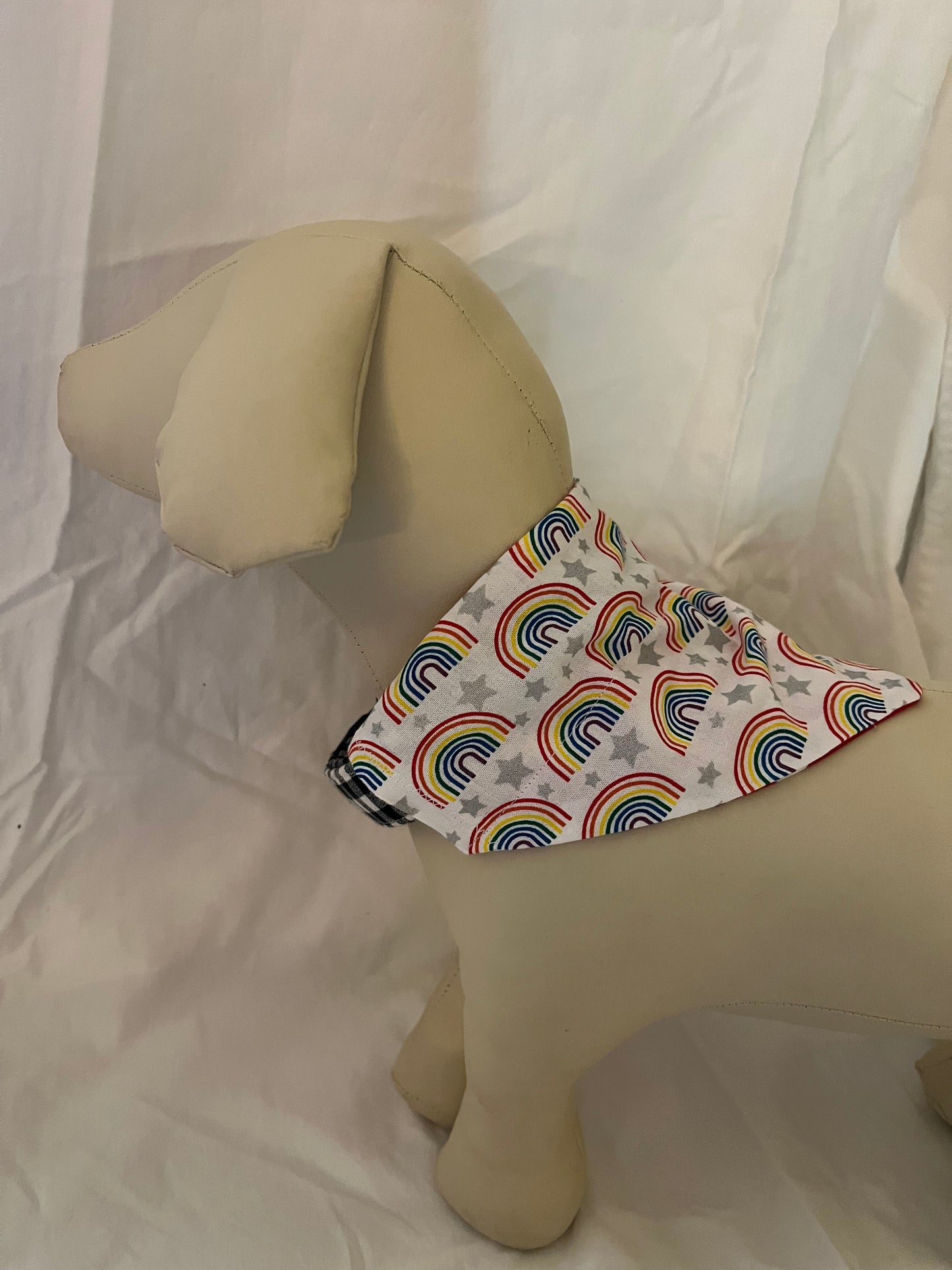 Rainbow Pride Dog Bandana (Through the Collar Bandana)