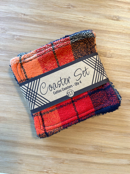 Plaid Coasters