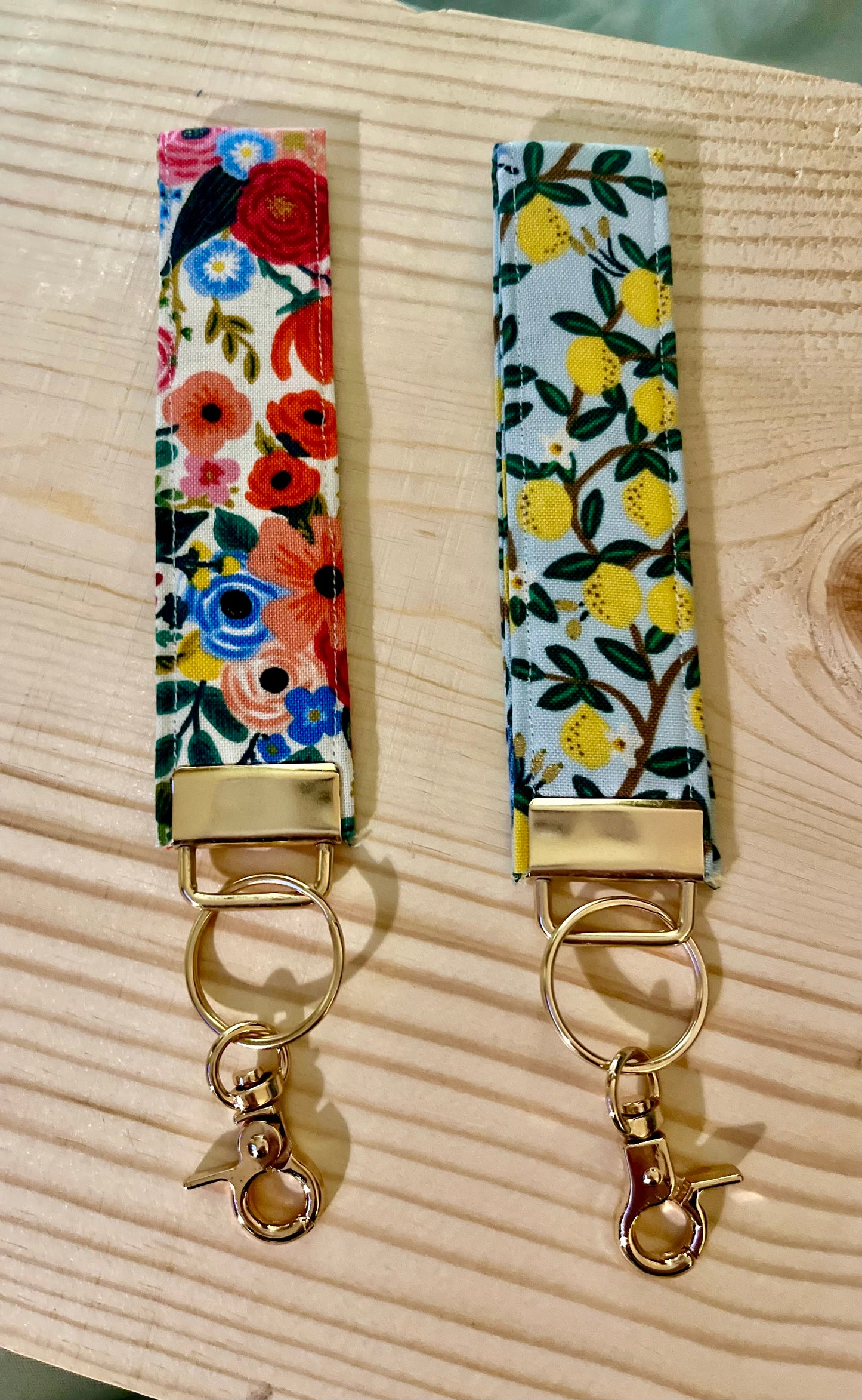 Rifle Paper Wristlet Keychains