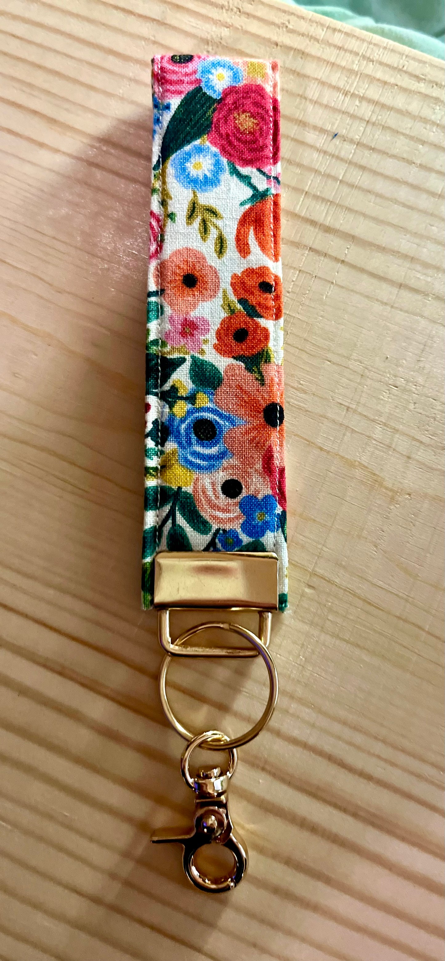 Rifle Paper Wristlet Keychains