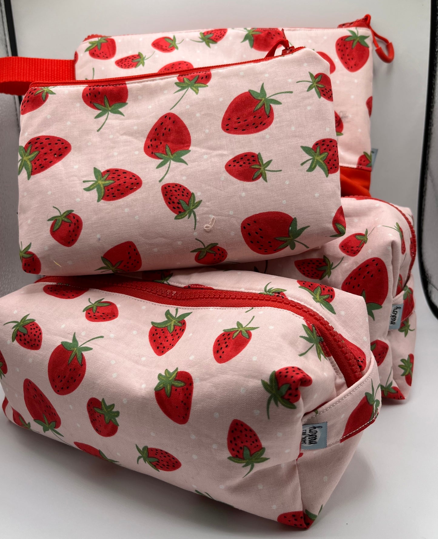 XS Strawberry Travel Bag