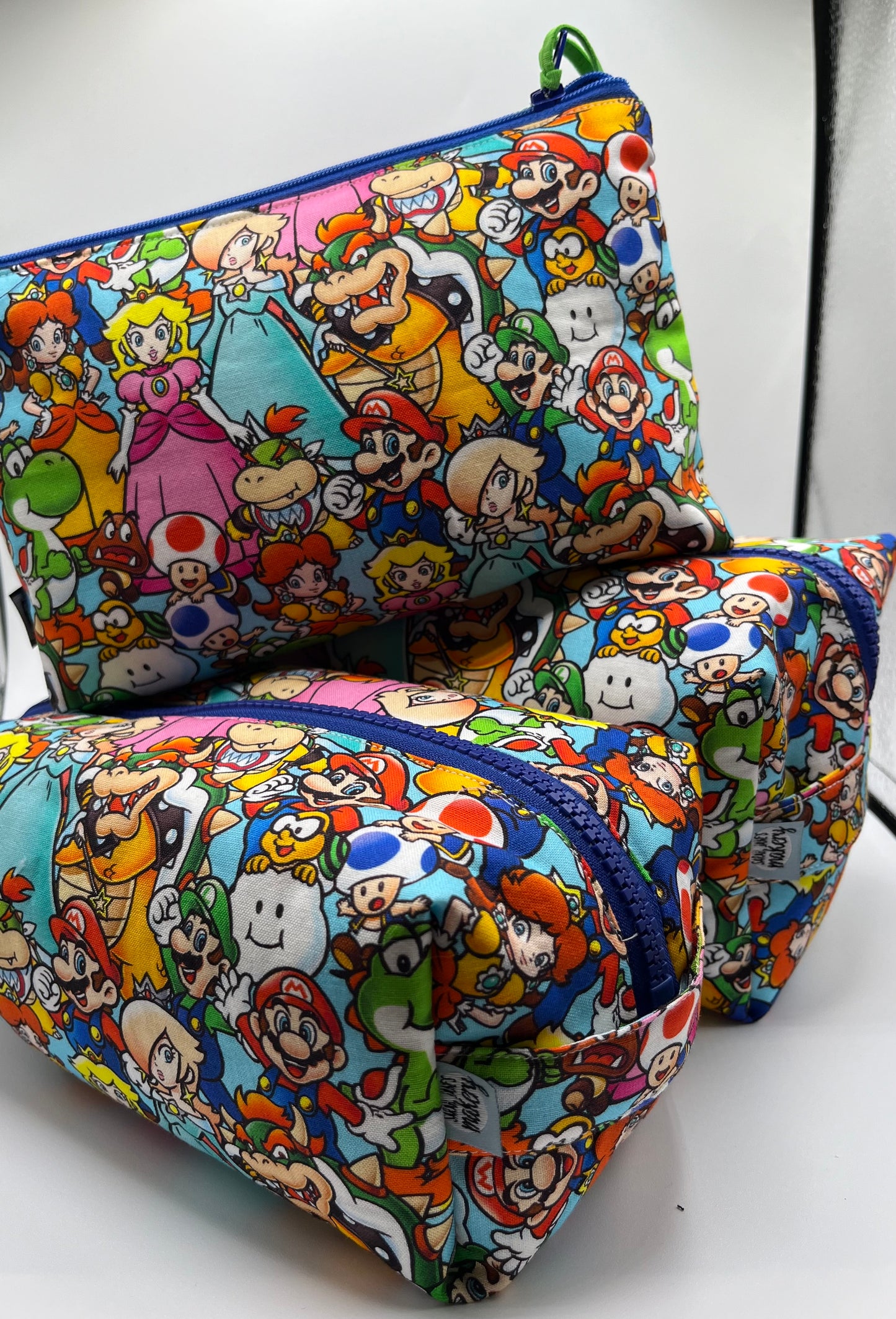 Video Game Icons Square Travel Bag (Med & Large)