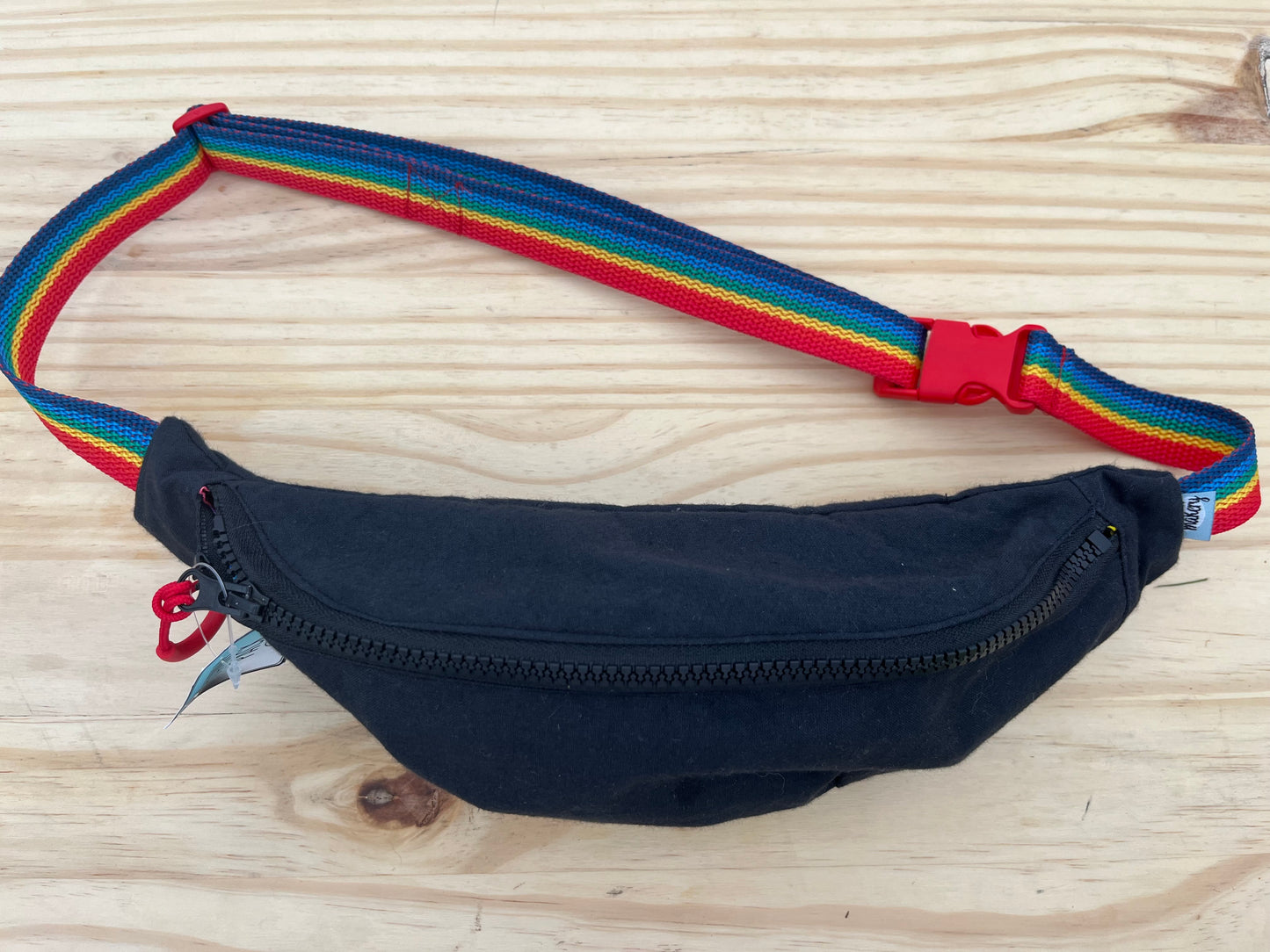 Black & Rainbow Fanny Pack