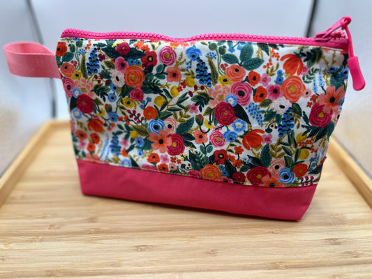 Small Floral Travel Handle Bag