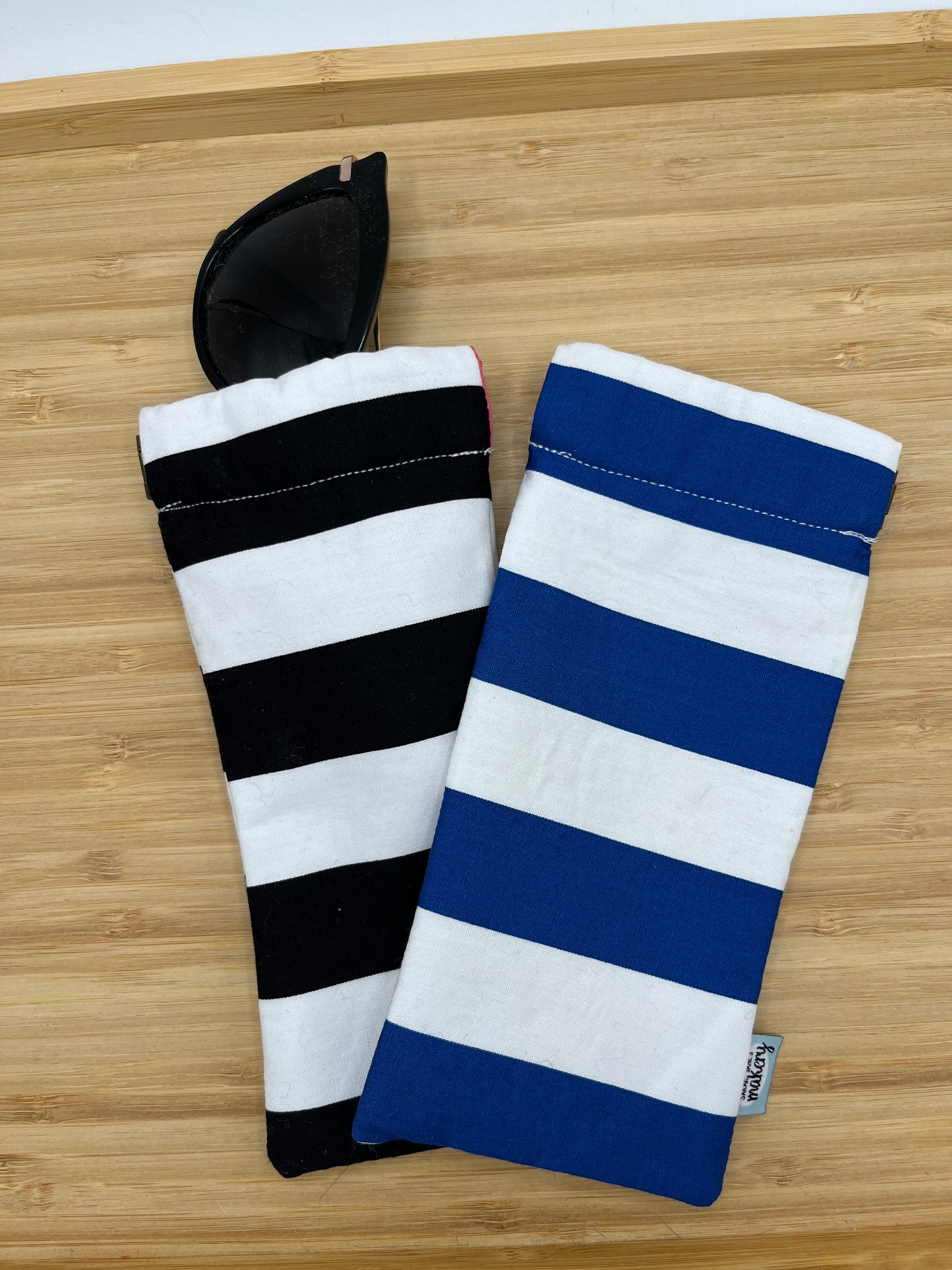 Striped Glasses Case