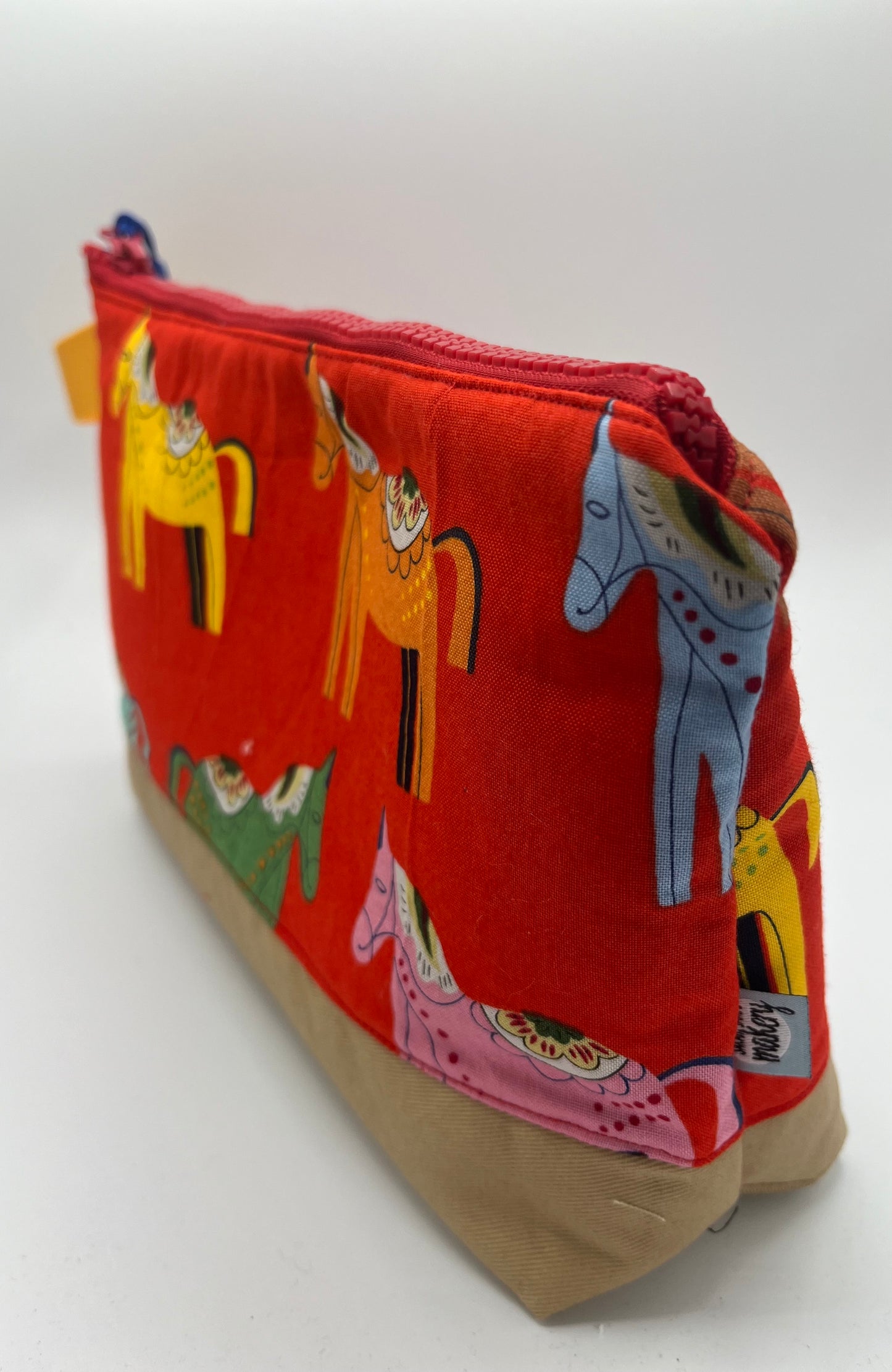 Small Dala Horse Travel Handled Bag