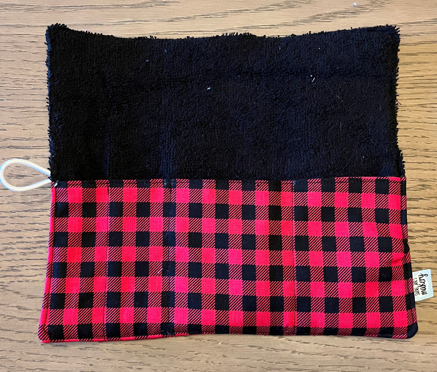 Kids Plaid- Toothbrush Roll Up Bag