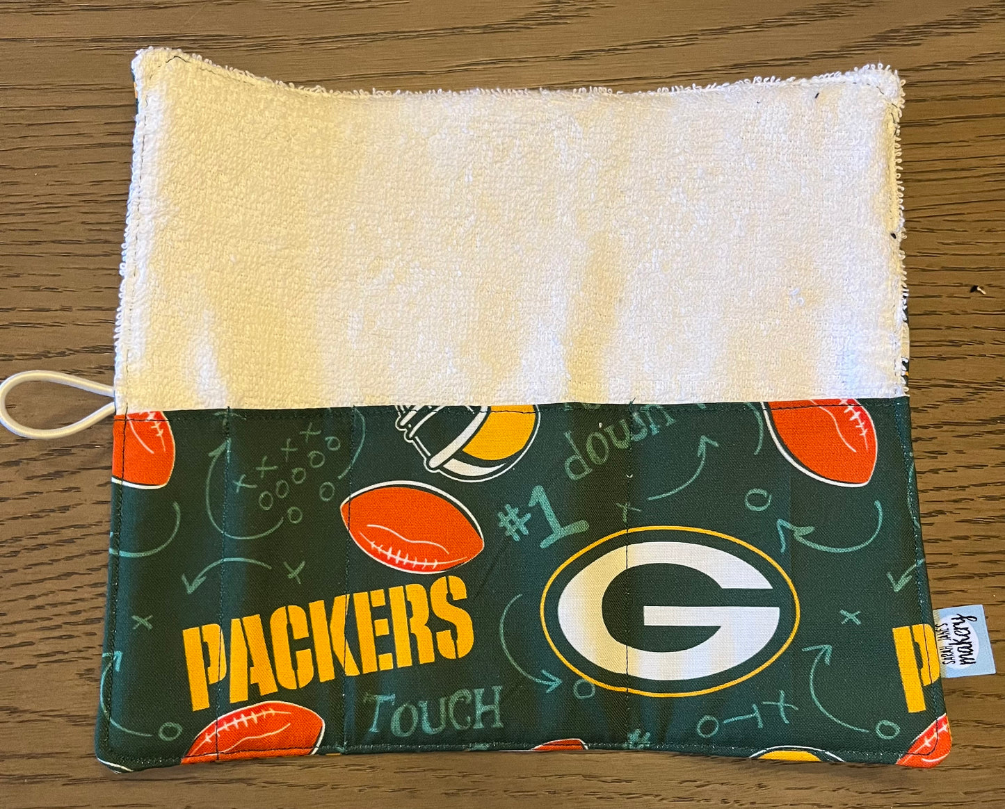 Kids Greenbay Packers- Toothbrush Roll Up Bag