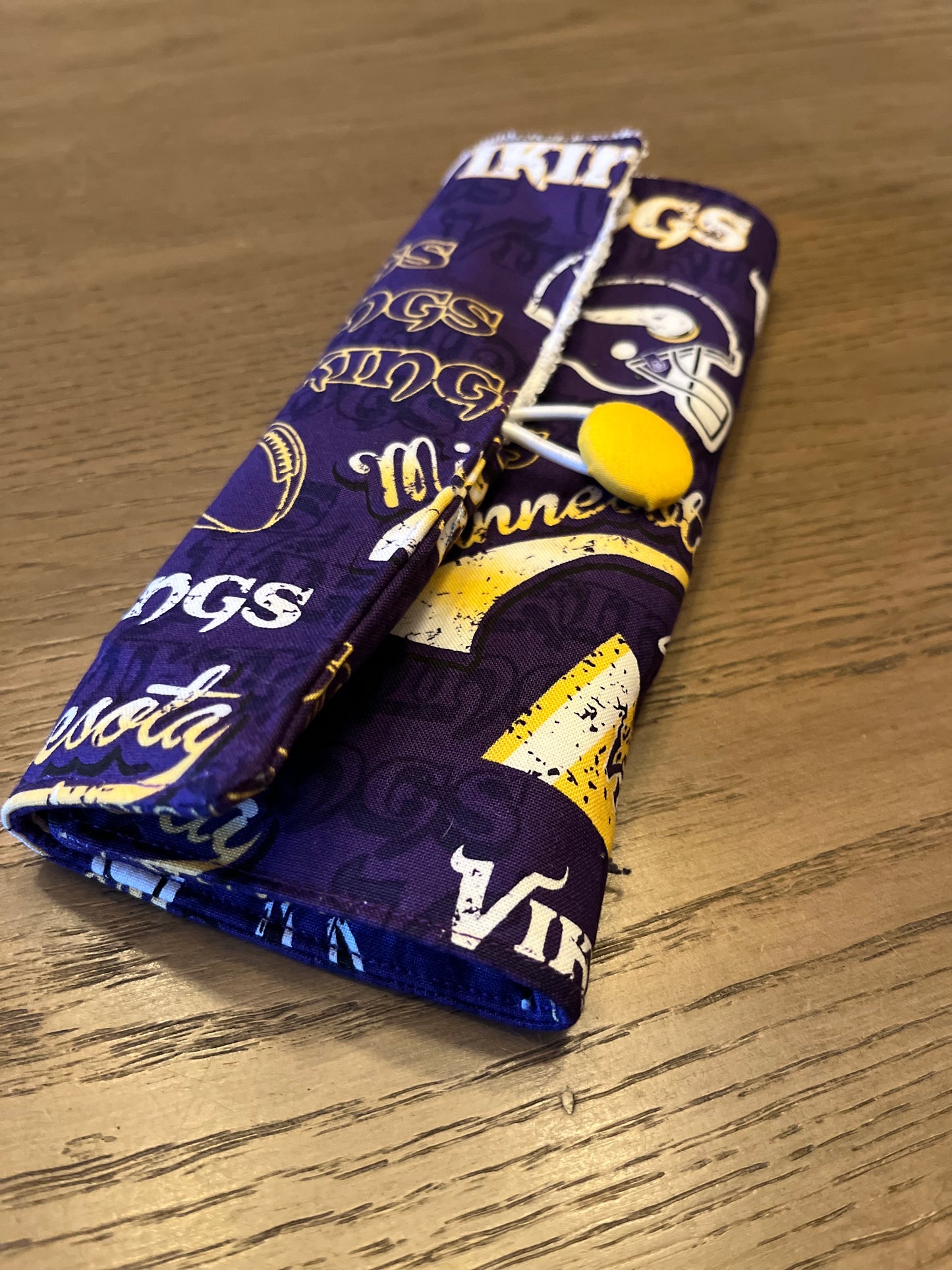 Kids MN Vikings- Toothbrush Roll Up Bag