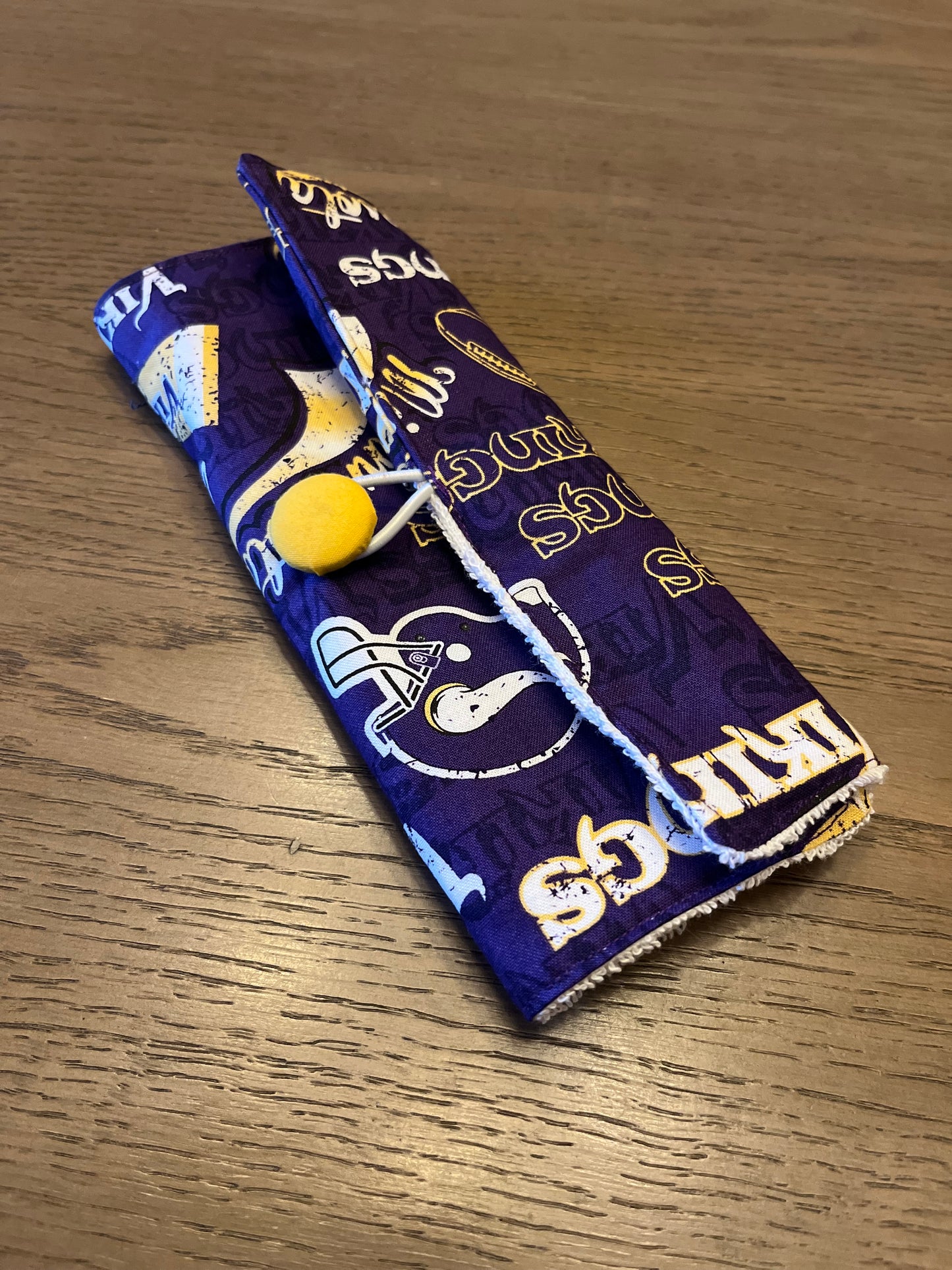 Kids MN Vikings- Toothbrush Roll Up Bag