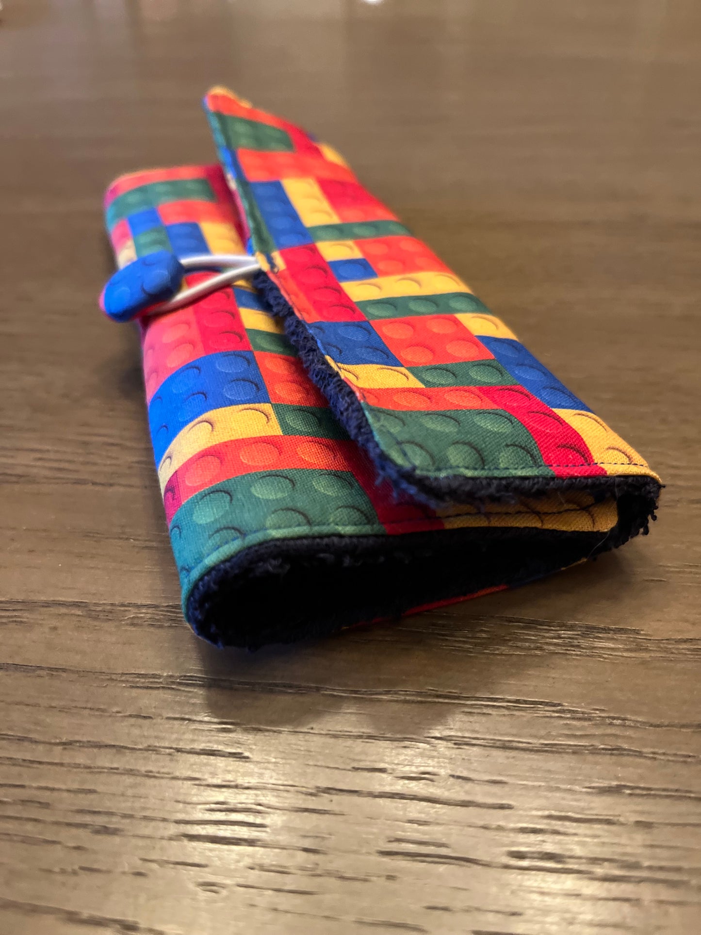 Kids Toy Bricks- Toothbrush Roll Up Bag